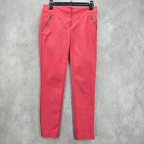 Ann Taylor Loft Pink Marisa Skinny Pants Size 0P - Picture 1 of 8